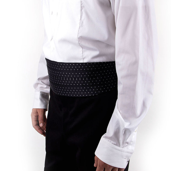 TINO COSMA BLACK & WHITE LEATHER GLOVES | MENS SIZE 100CM - Picture 3 of 3